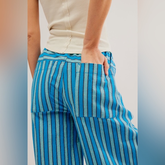 NWT Free People Hudson Canyon Stripe Pant - Picture 3 of 7